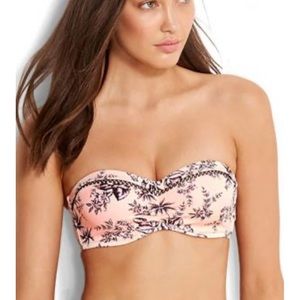 SEAFOLLY LOVE BIRD BUSTIER BANDEAU BIKINI TOP